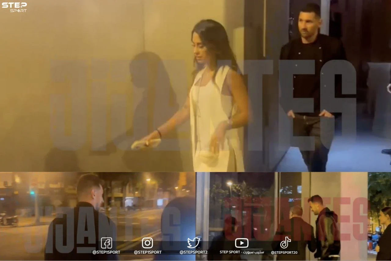 بالفيديو ميسي في عشاء خاص مع ألبا وبوسكيتس في برشلونة