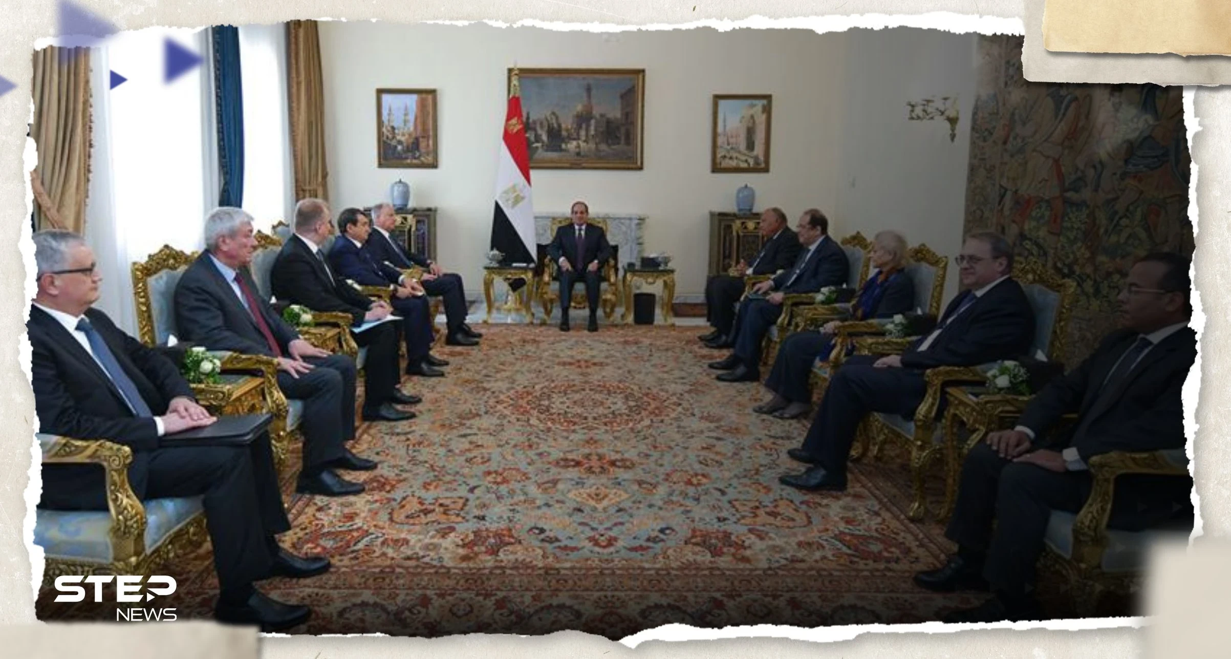 السيسي يستقبل أمين مجلس الأمن الروسي.. والأخير ينقل له رسالة من بوتين