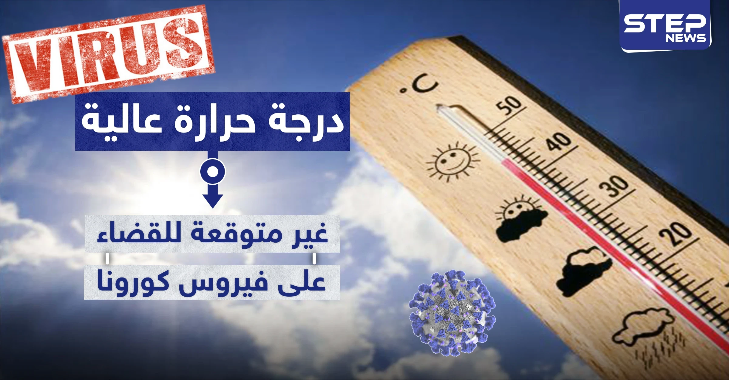 على عكس المتداول.. الخبراء يحددون درجة حرارة عالية غير متوقعة للقضاء على فيروس كورونا