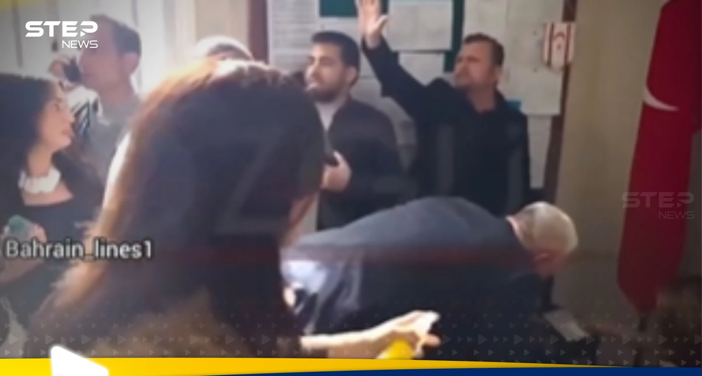شاهد|| مديرة مدرسة في قبرص التركية تنهار وتفقد وعيها بسبب قبول طالبة محجبة