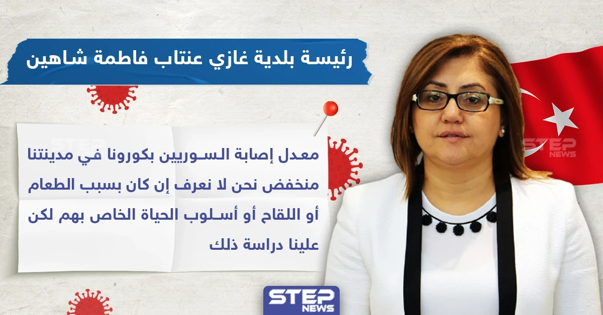 رئيسة بلدية غازي عنتاب: السوريون أقل عرضة لفيروس كورونا وعلينا دراسة ذلك