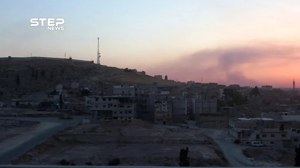 بث مباشر لأذان المغرب من مدينة الباب شرقي حلب