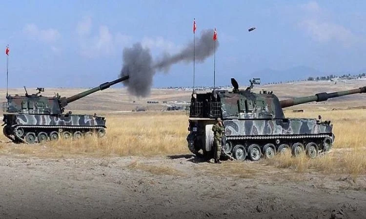 مقتل جندي تركي بقصف على عفرين, والجيش التركي يرد