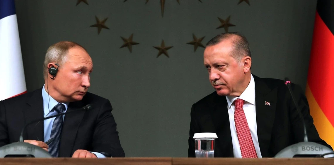 أردوغان يقول لبوتين إنه ينتظر منه أمراً خططا له سابقاً.. ويتحدث عن ضرورة القيام بعملية هامة بقره باغ