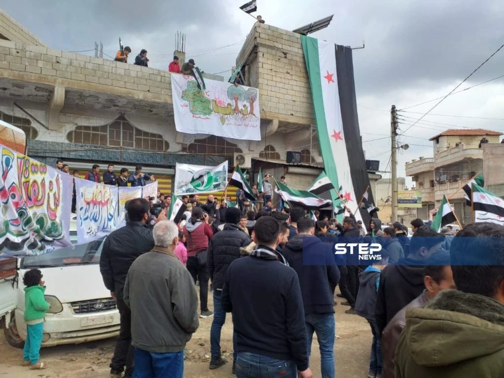 مدنيو الشمال السوري يحيون الذكرى الثامنة لإنطلاقة الثورة السورية، ومظاهرات تعم أرياف حلب وإدلب