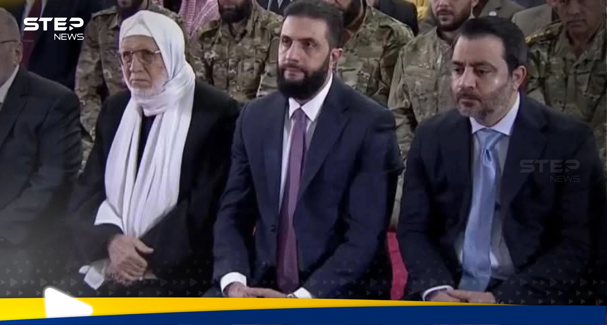 شاهد|| الرئيس السوري أدى صلاة عيد الفطر في مصلى قصر الشعب لأول مرة في تاريخ سوريا الحديث