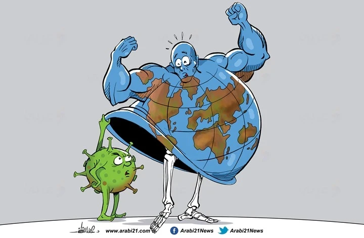 كاريكاتير || كورونا والعالم