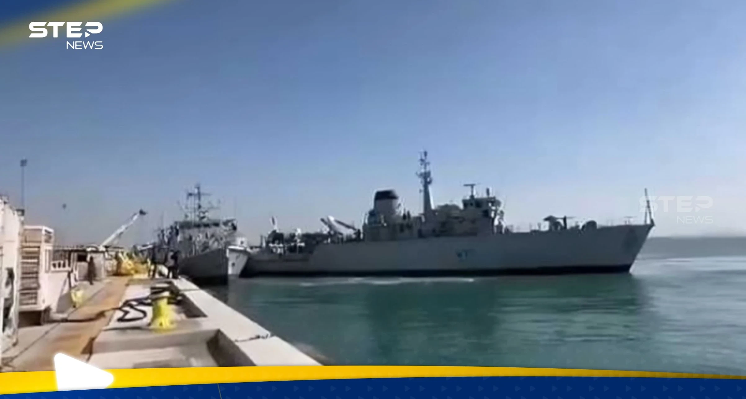 شاهد|| لحظات فصلت عن الكارثة.. اصطدام "محرج" بين سفينتين حربيتين بريطانيتين