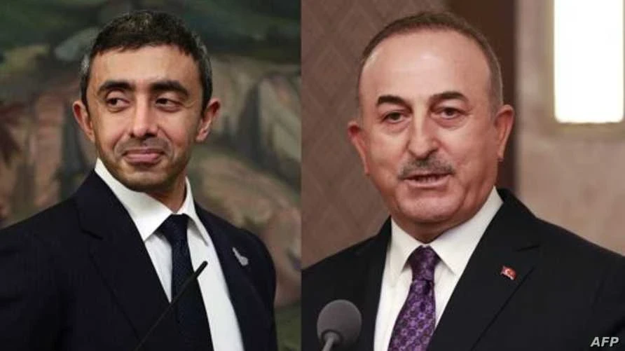"أوغلو وبن زايد".. ثاني اتصال لمسؤولين من تركيا والإمارات خلال أيام مؤسساً لصفحة علاقات جديدة