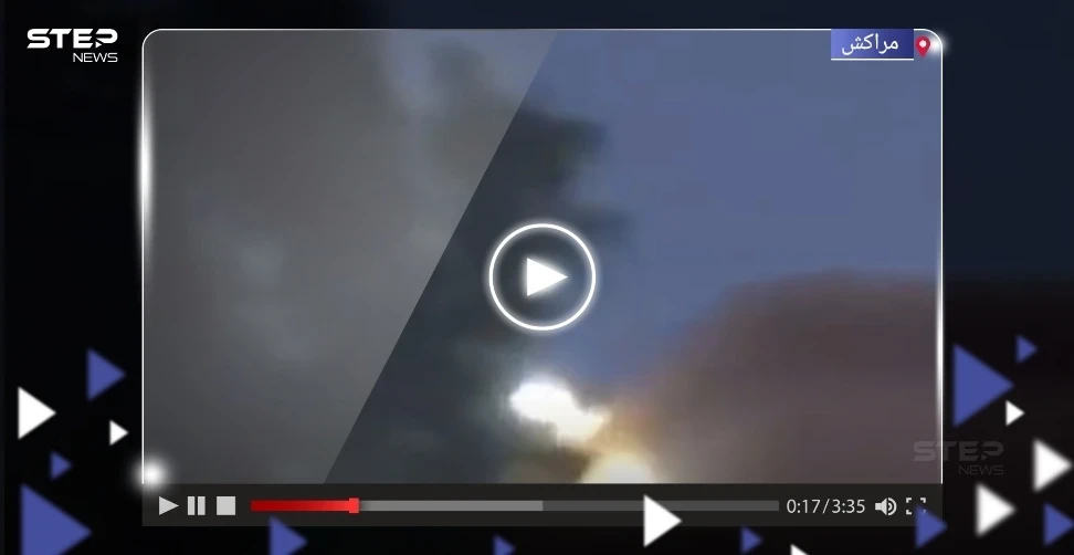 مغاربة يتداولون فيديو لأجسام غريبة ظهرت بسماء مراكش قبل الزلزال المدمر.. وحديث عن "سلاح هآرب" الأمريكي