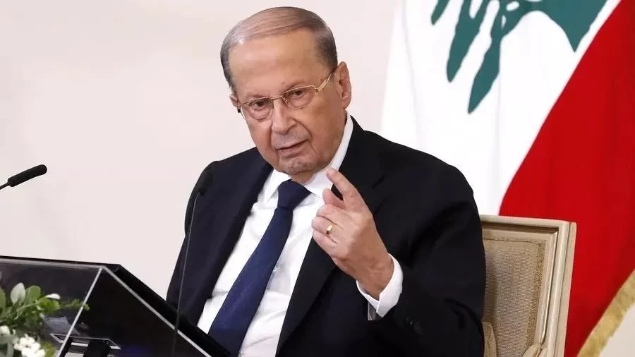 ميشيل عون يدعو إلى أمر في قضية الحدود البحرية المتنازع عليها مع إسرائيل
