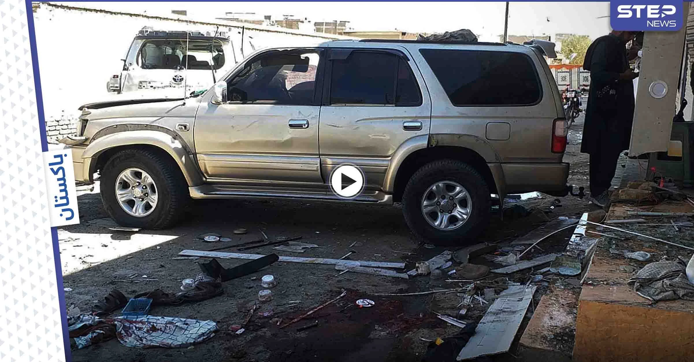 بالفيديو|| انفجار قنبلة في مسيرة تأييد للفلسطينيين في باكستان يودي بحياة 6 أشخاص