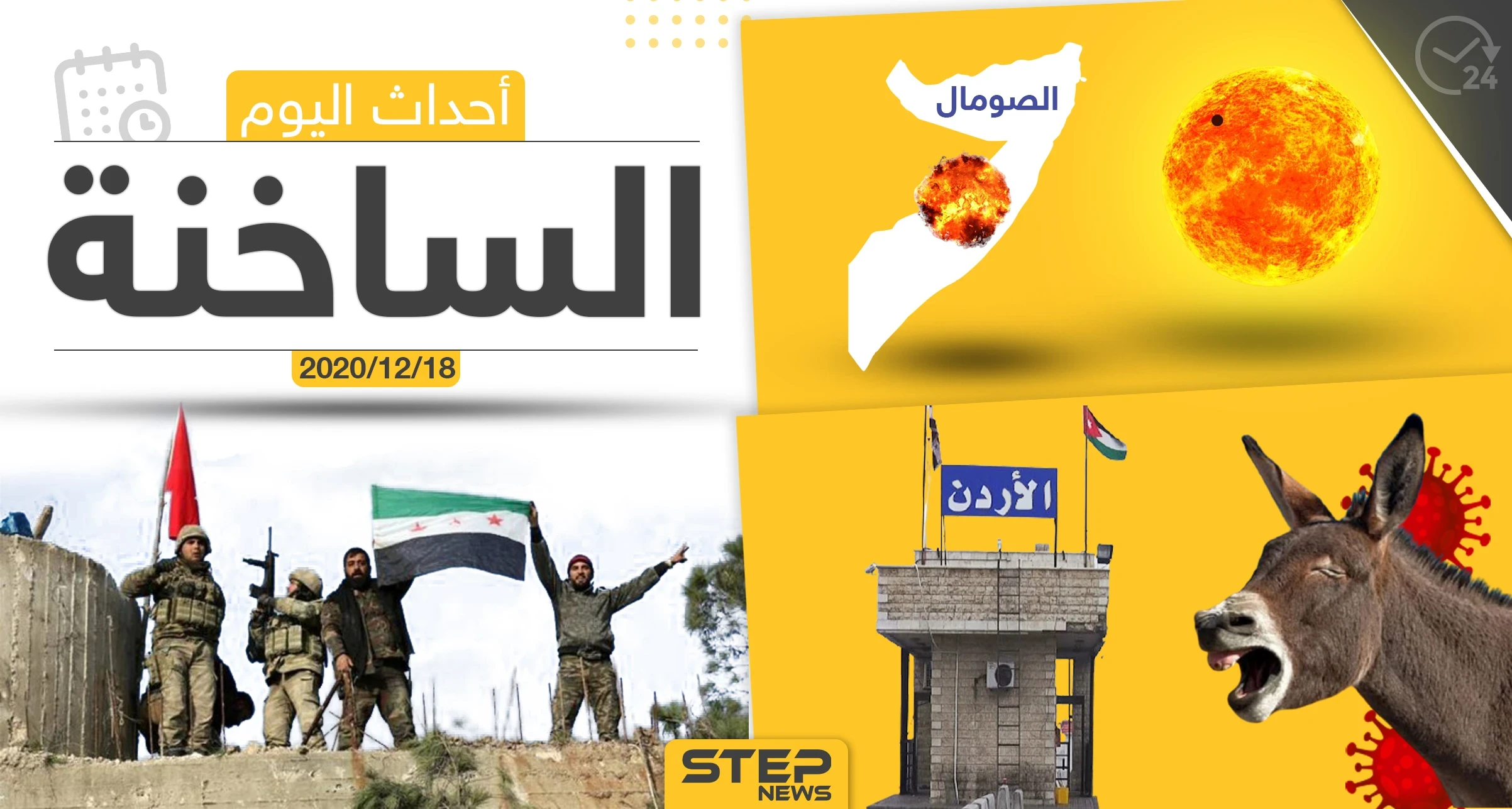 أهم أخبار اليوم في سوريا والعالم- الجمعة 18/12/2020