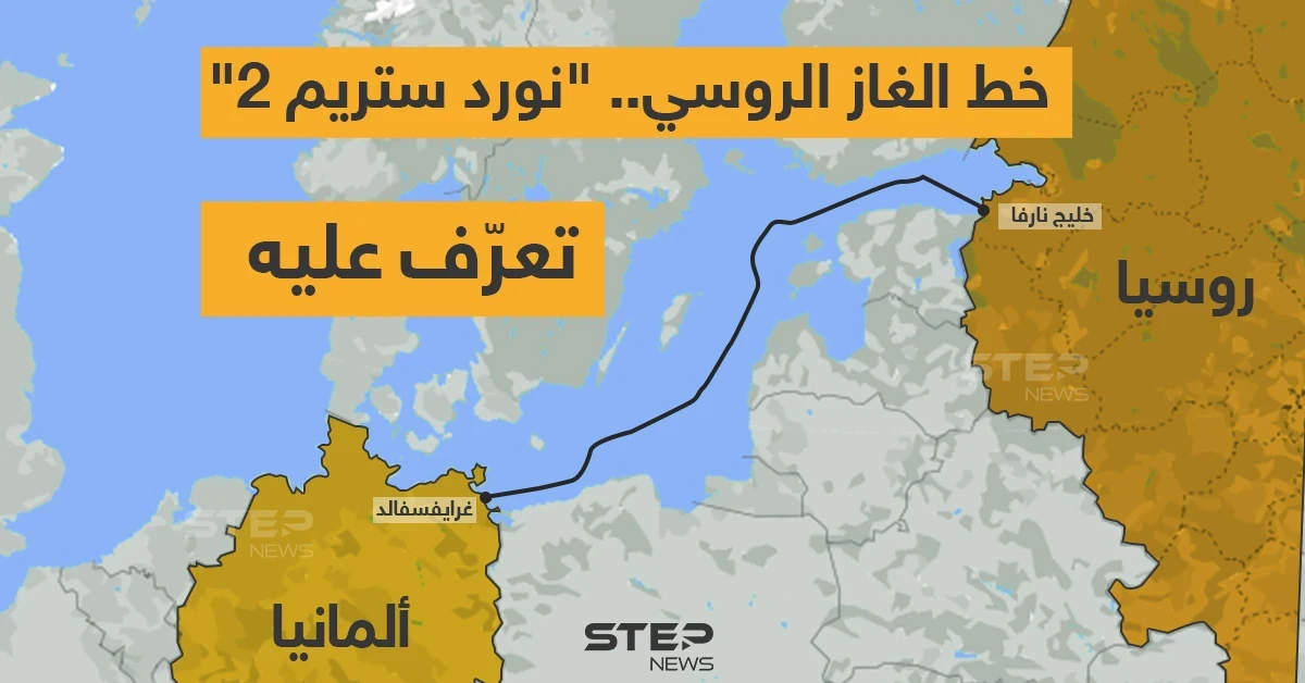 يربط بين روسيا وألمانيا … تعرف على مشروع خط الغاز الروسي "نورد ستريم2"