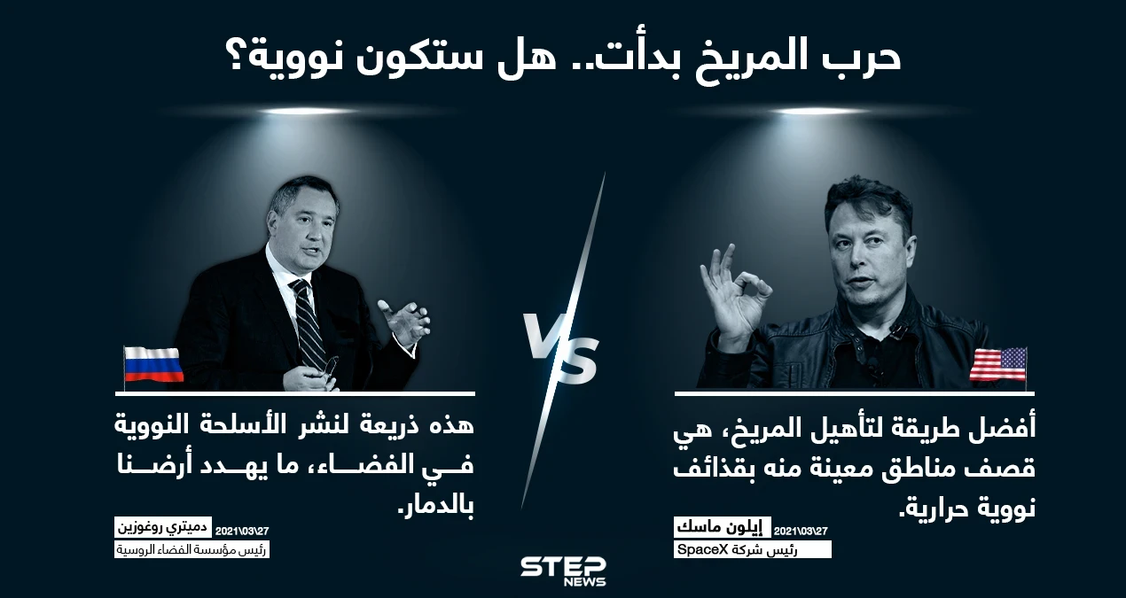 حرب المريخ بدأت بالكلام.. والأسلحة نووية