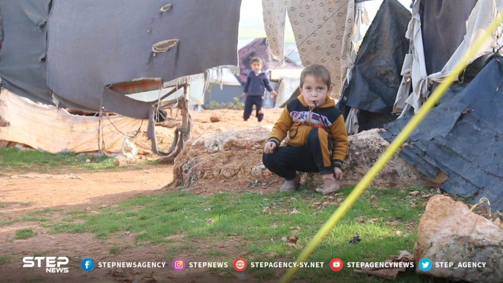 أوضاع مزرية يعيشها أهالي مخيم الأبيض بريف حلب جراء نقص الرعاية الصحية والخدمات