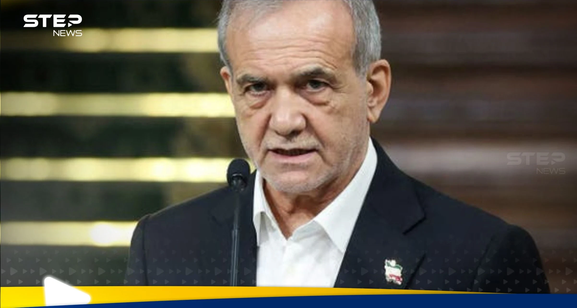 شاهد|| لقطات توثق لحظة محاولة إسرائيل اغتيال الرئيس الإيراني بقصف عنيف