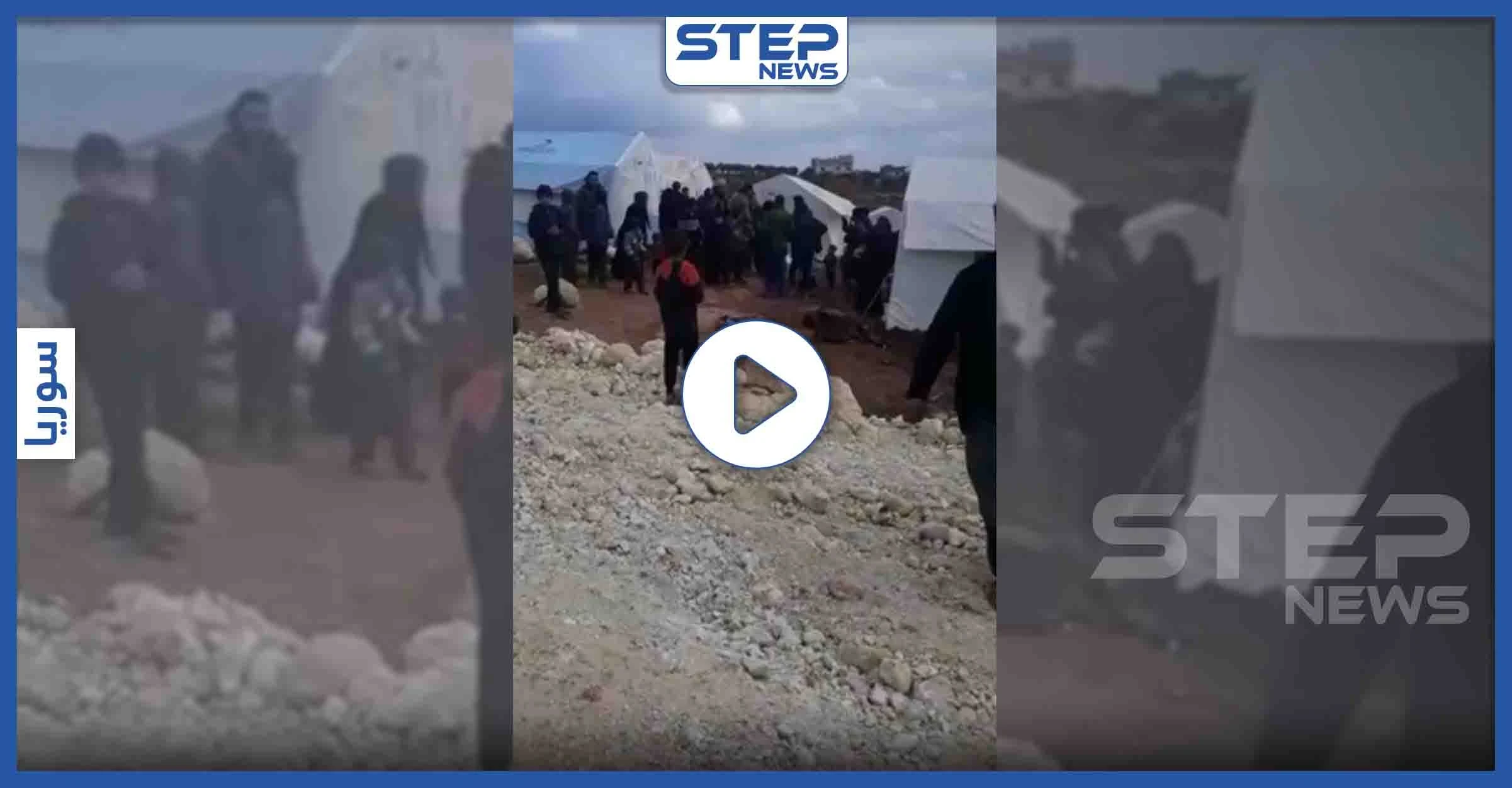 بالفيديو || "فوق الموتة عصّة قبر".. هيئة تحرير الشام تطرد نازحين أقاموا بين الزيتون بالقوة