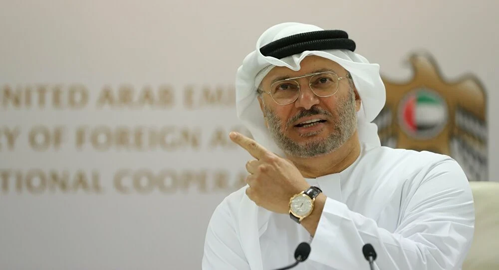 قرقاش يتحدث عن نتائج الاتصال الهاتفي بين ولي عهد أبوظبي والرئيس التركي