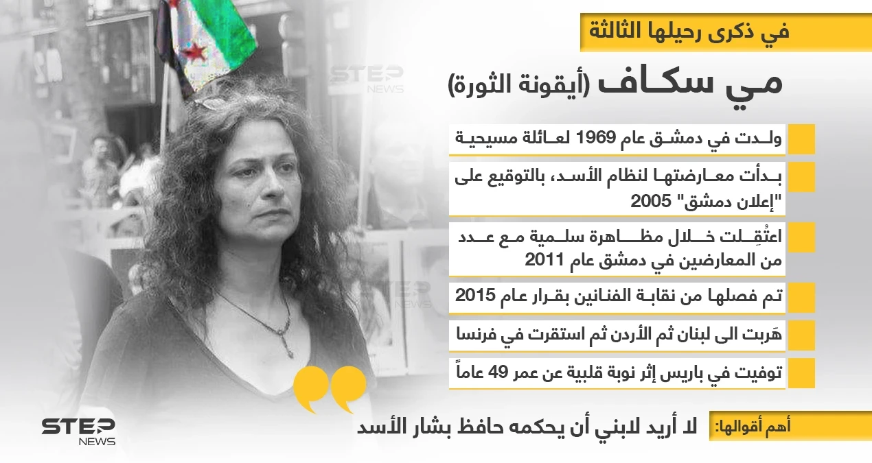 الفنانة مي سكاف في ذكرى رحيلها الثالثة.. نجمة خبت وبقي أثرها.