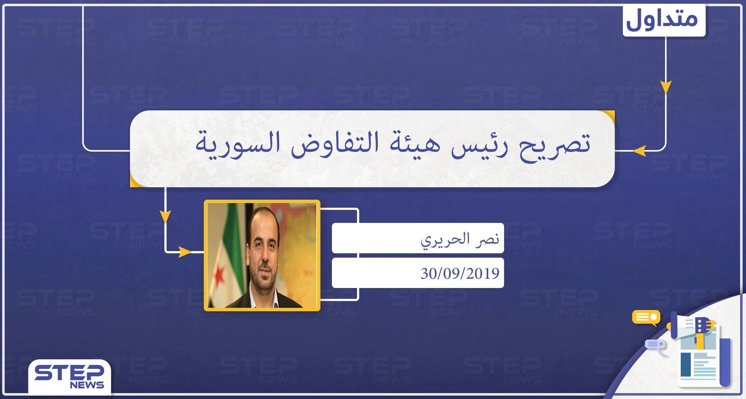 الحريري: يواجهنا في إدلب تهديدان ولا يمكن القبول بالنظام السوري