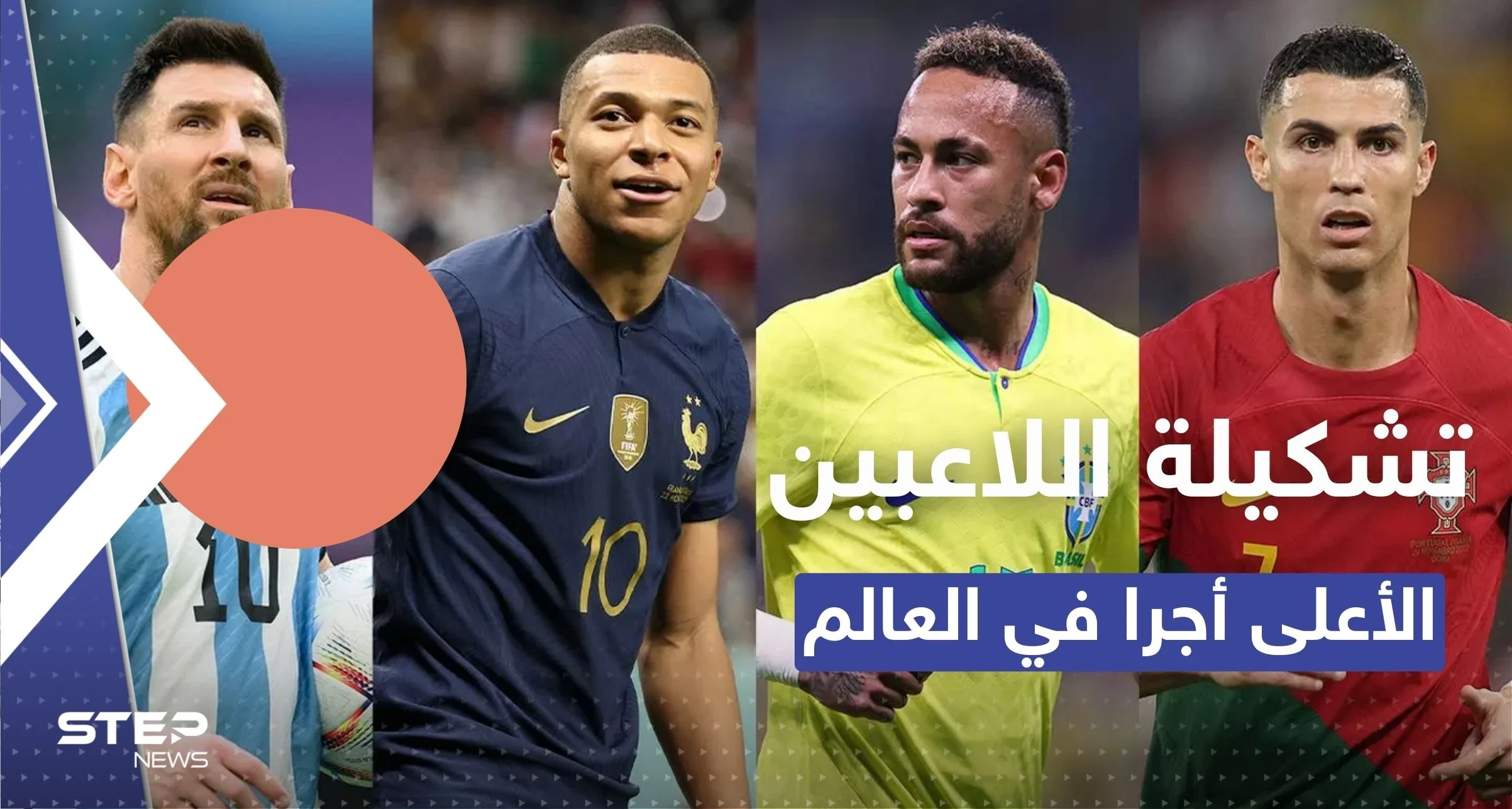 بمشاركة ميسي ورونالدو.. تشكيلة اللاعبين الأعلى أجراً في العالم