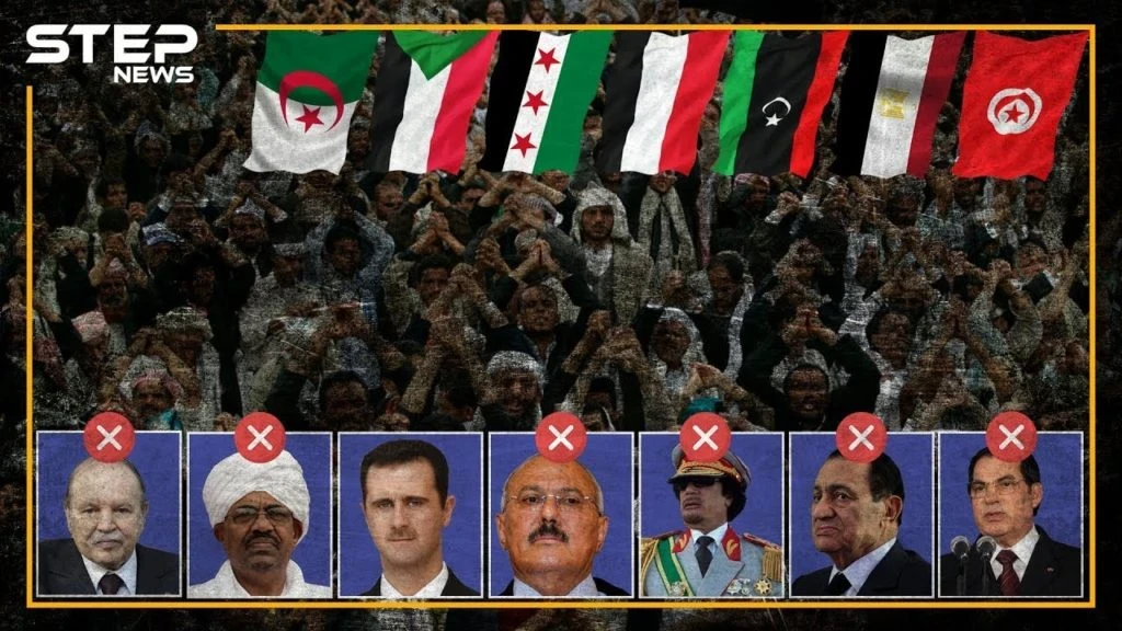 تظاهرات وحروب وحكام تتهاوى وأخرى تتنحى والأسد يقف على دمار سوريا حاكماً فأي مصير يتنظره؟