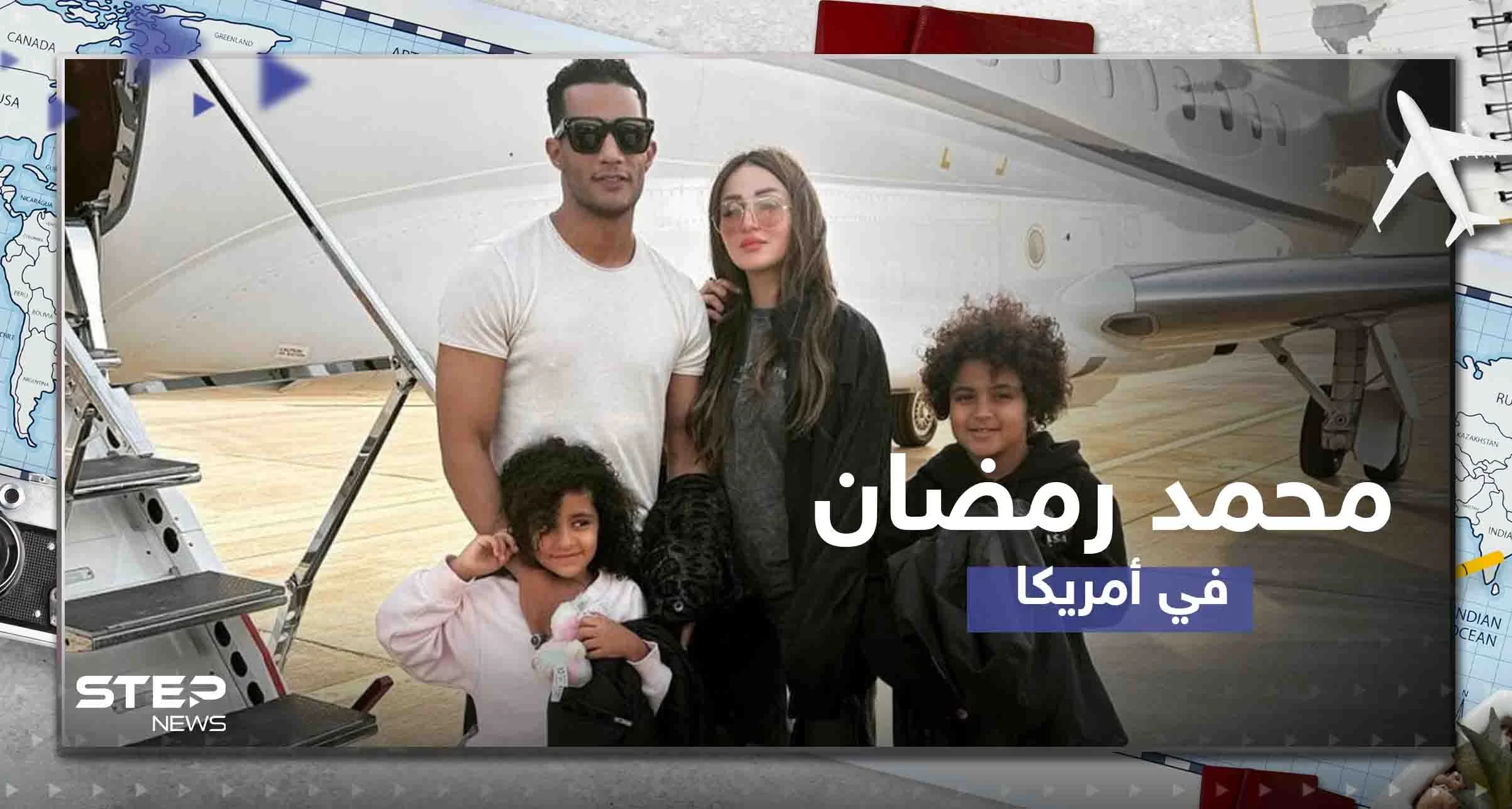شاهد|| استقبال "حافل" للفنان محمد رمضان في أمريكا بسيارة على شكل طائرة