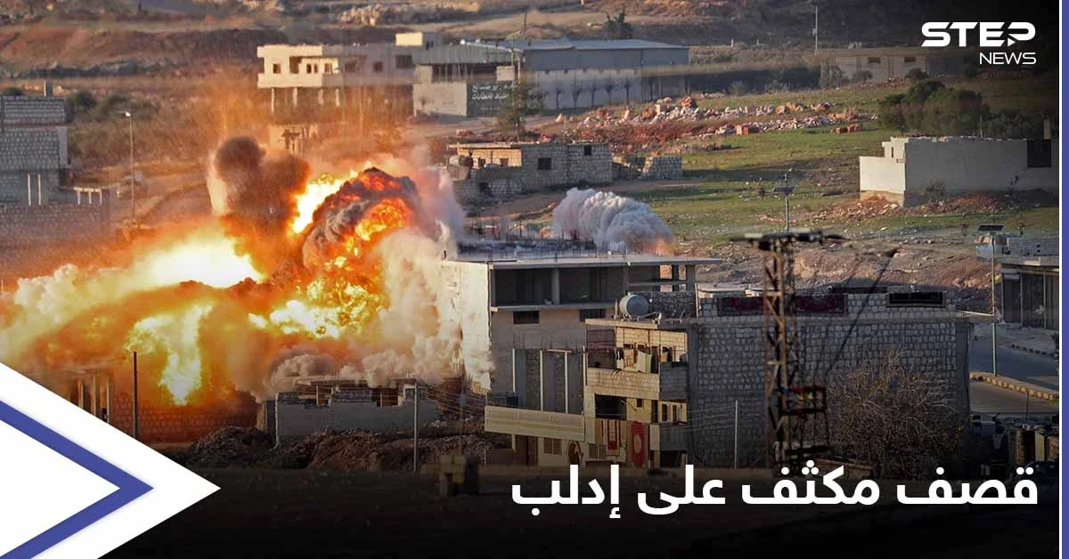 قصف مكثّف على إدلب.. صواريخ بإحداثيات روسية استهدفت مدنيين وعسكريين